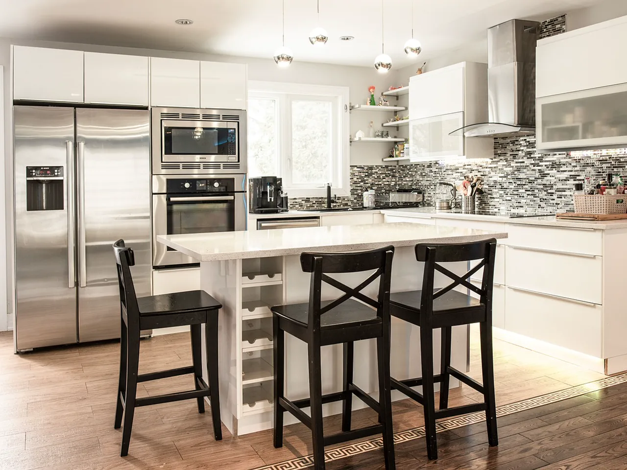 Completed residential kitchen renovation